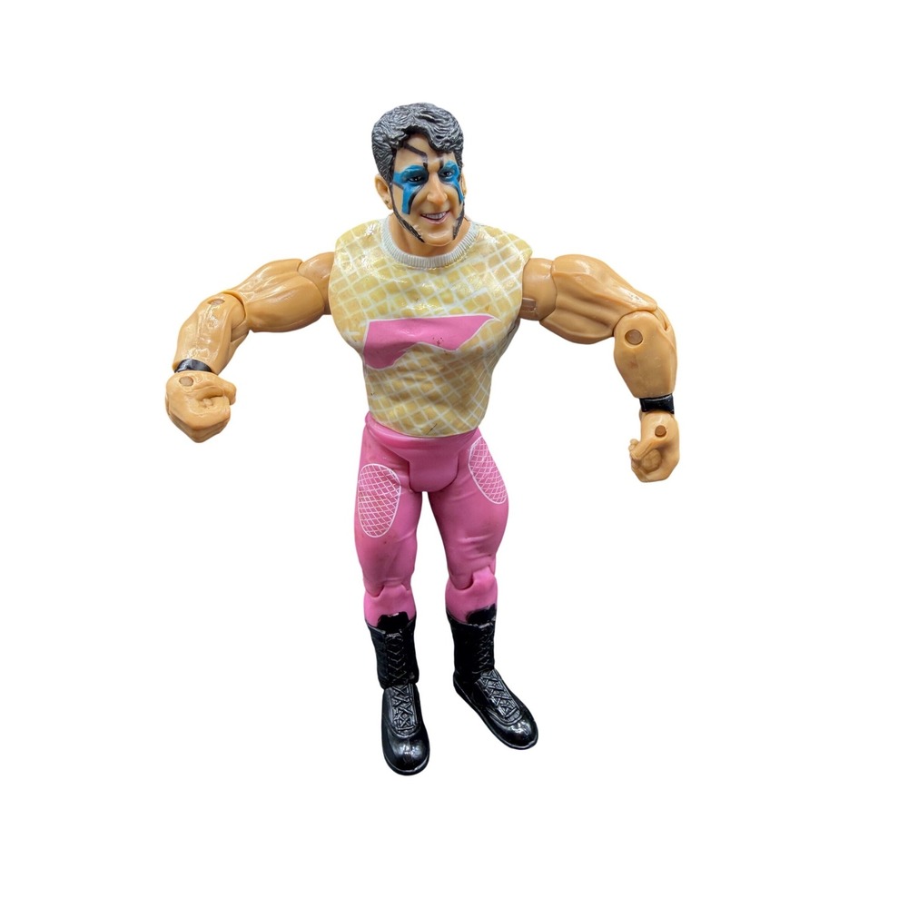 WWE Rico Constantino Action Figure Jakks Pacific 2003 Pink Yellow Gear 7 Inch - Picture 1 of 5
